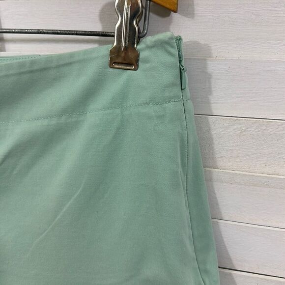 Talbots Crop Pants Size 10 Heritage Mint Green - Picture 5 of 12